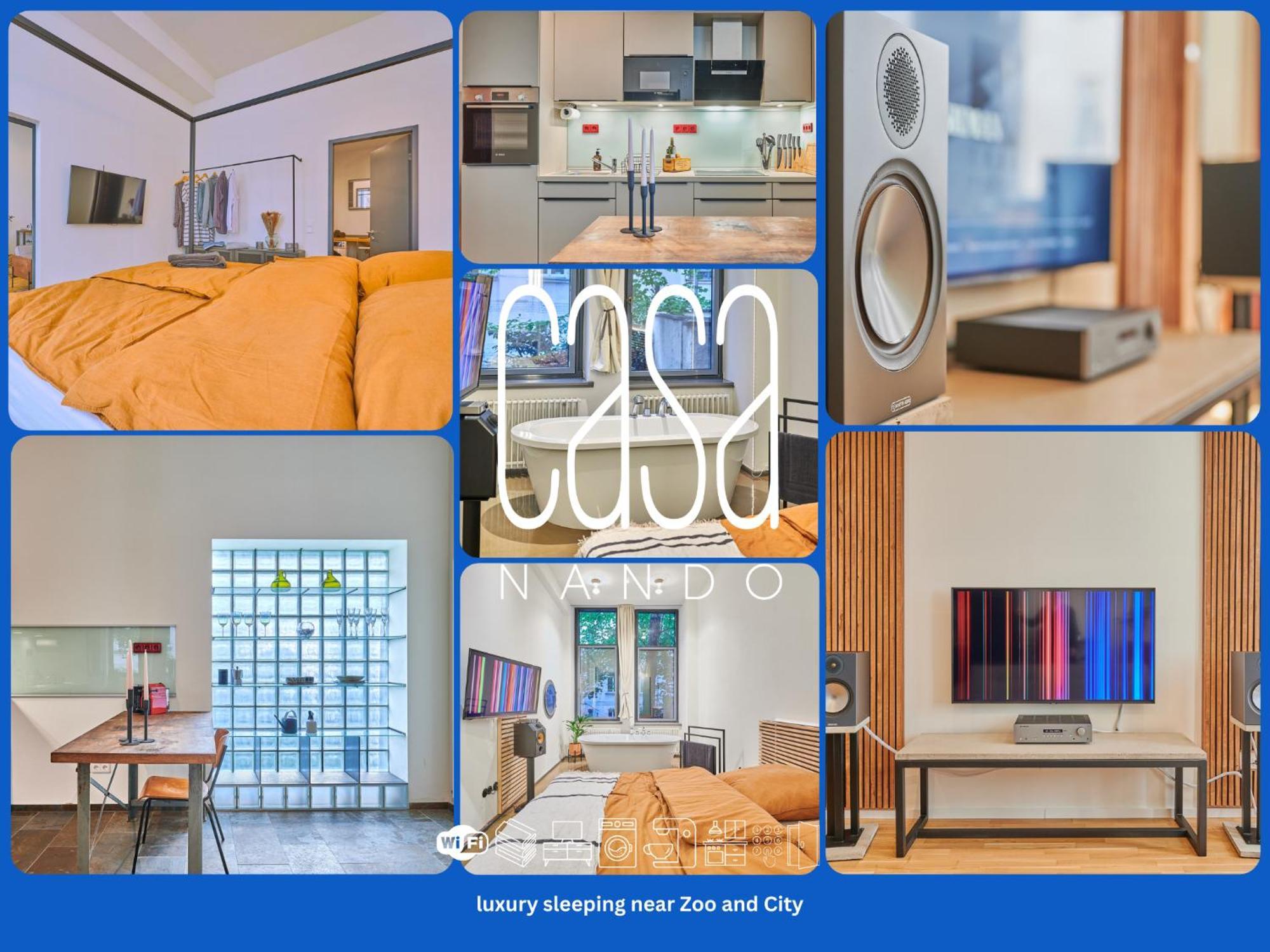 Casanando Premium Suites - Hifi Lofts In Ruhiger Zoo - Und Citylage Lipsia Esterno foto